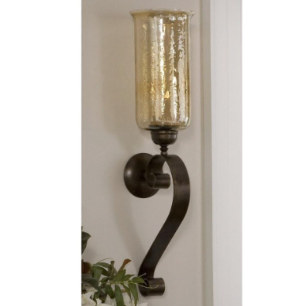 NIP Uttermost Hand Forged Bronze Wall Sconce